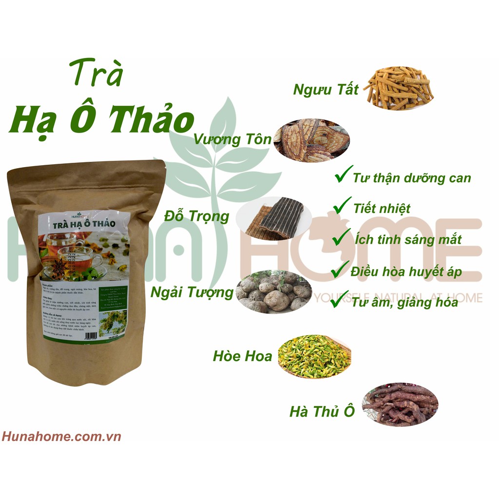 Trà Hạ Ô Thảo Huna's Home - trà thảo dược hỗ trợ ổn định huyết áp