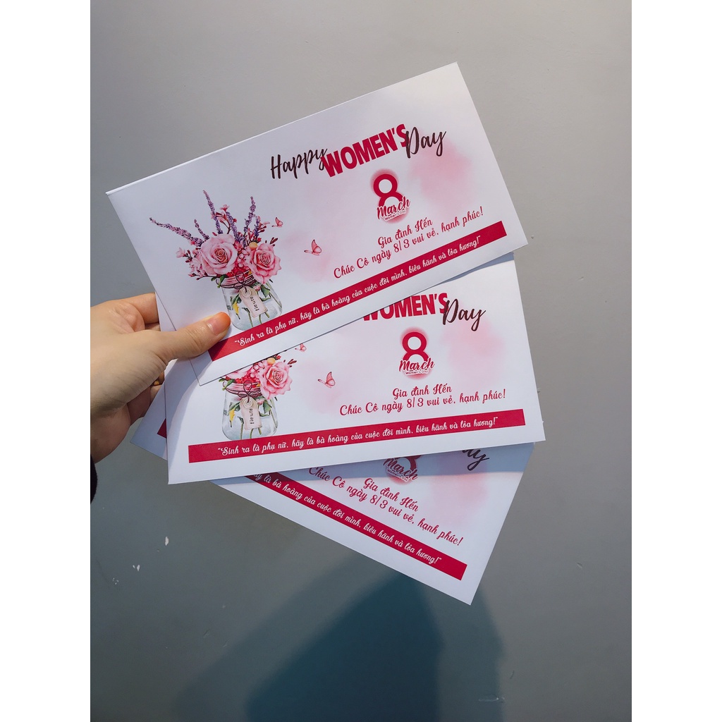 Phong bì, thiệp 8/3, 20/10, 20/11