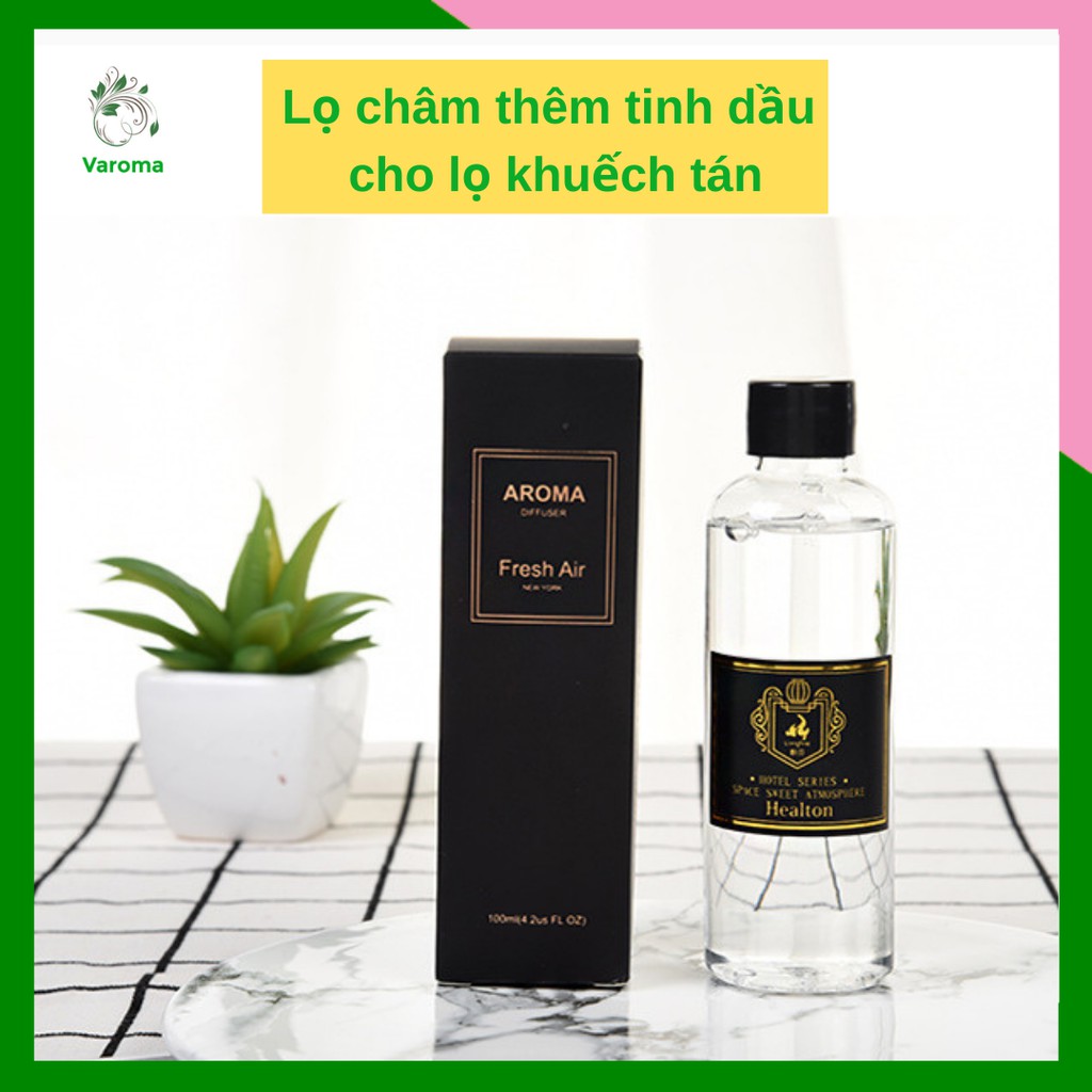 Lọ khuếch tán thơm phòng WIACHNN bổ sung tinh dầu nước hoa thiên nhiên nguyên chất tán hương cao cấp VAROMA KT08