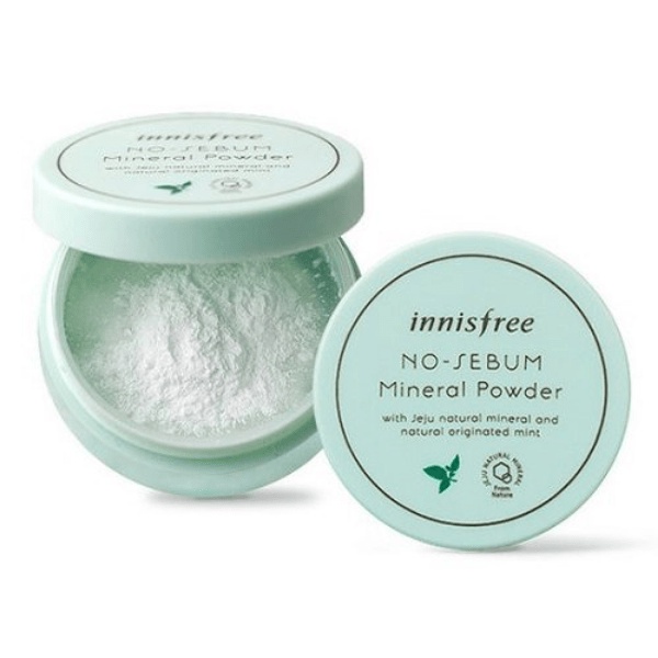 Phấn phủ kiềm dầu Innisfree No-sebum Mineral Pơder, Phấn phủ dạng bột kiềm dầu Innisfree (5g)