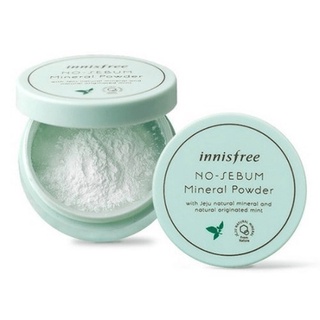 Phấn phủ kiềm dầu Innisfree No-sebum Mineral Pơder, Phấn phủ dạng bột kiềm dầu Innisfree