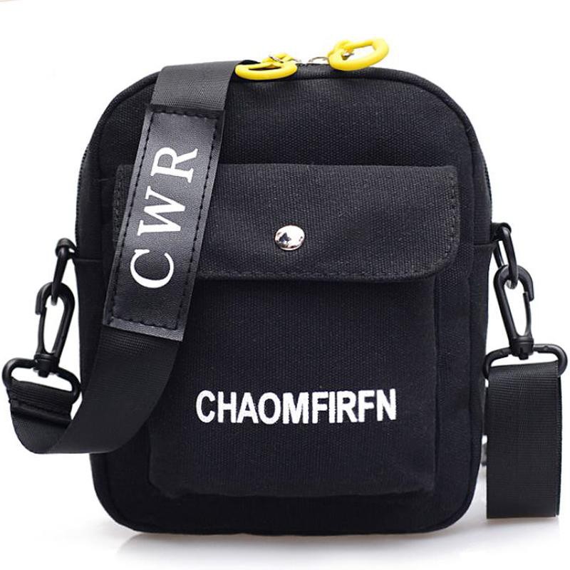 Túi đeo chéo cá tính có lỗ nhỏ để dây tai nghe nhiều ngăn thông dụng - 907 | BigBuy360 - bigbuy360.vn