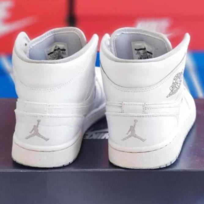 [Sale 3/3]Giày thể thao Air Jordan 1 Retro trắng, real 2hand -Ta1 ^ "