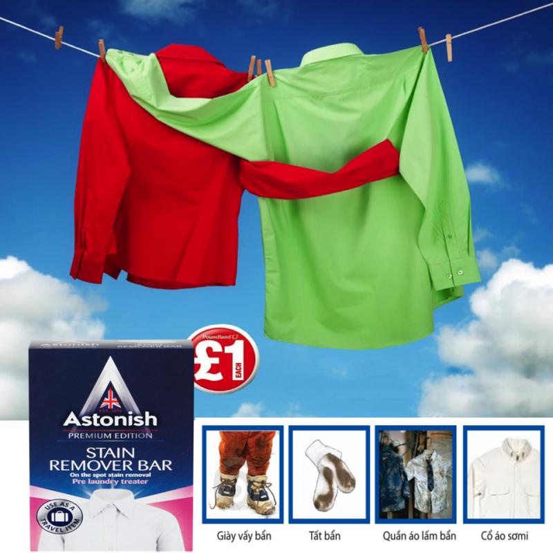 Cục xà phòng giặt tẩy vải Astonish C3000 - 75gr
