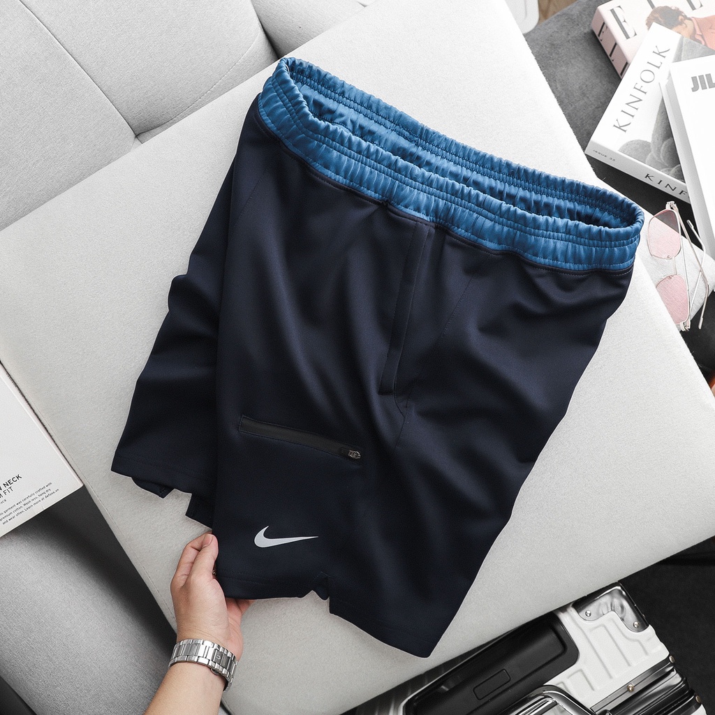 Quần short thể thao training, quần tập gym chất thun thể thao siêu mịn mát , vận động thoải mái 9425