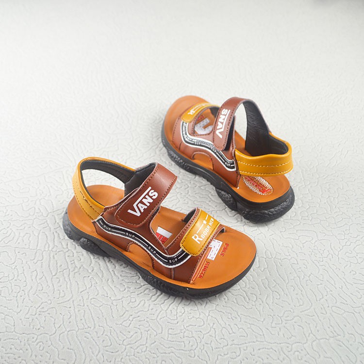 sandal bé trai size 27-38 da siêu mềm thoáng khí