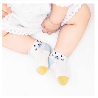 Set 5 đôi tất lưới cổ ngắn cho bé (có túi zip)