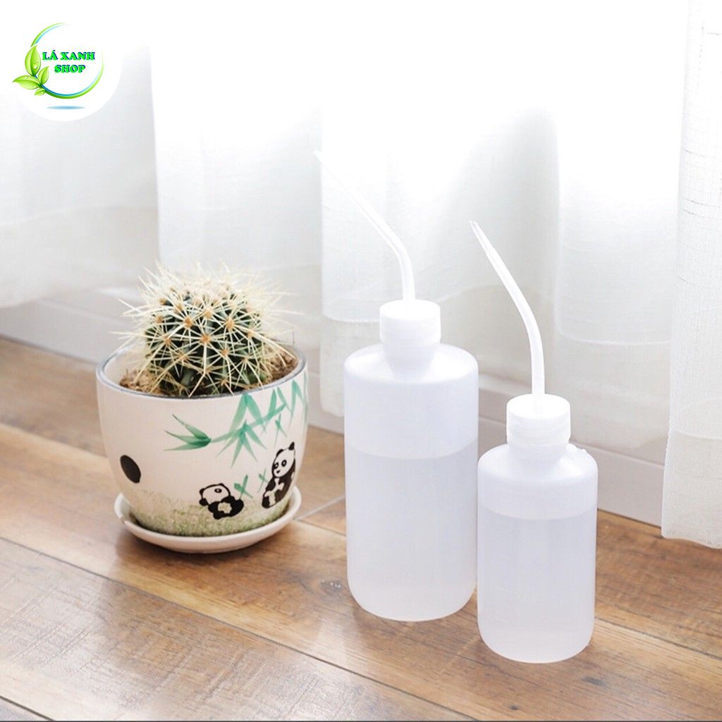 BÌNH NHỰA TƯỚI CÂY 250ML- 500ML DÙNG CHO SEN ĐÁ, XƯƠNG RỒNG, CÂY KIỂNG