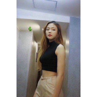 Áo ba lỗ cổ lọ trơn