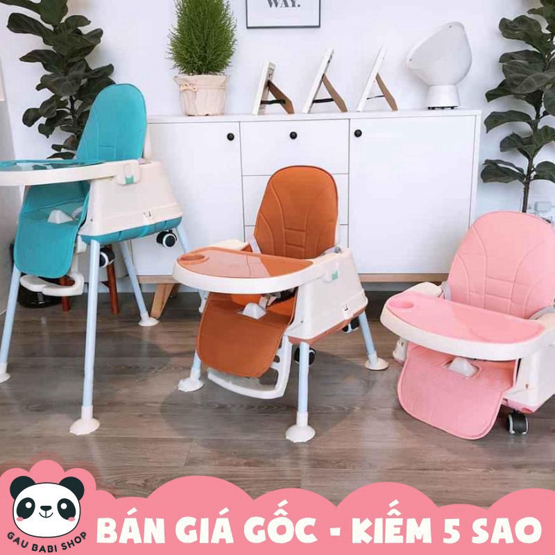 FREE SHIP !!! GHẾ ĂN DẶM HANBEI 2020 + ĐỆM + BÁNH XE (CHÍNH HÃNG-BẢO HÀNH 1 NĂM)