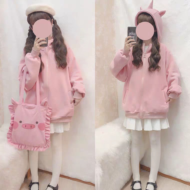 Áo khoác nam nữ chui đầu mẫu cao cấp với chất liệu nỉ ngoại form rộng sành điệu hoạ tiết Ngựa unicon | BigBuy360 - bigbuy360.vn