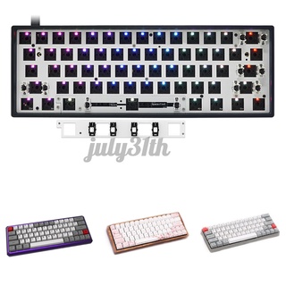 Bàn Phím Bluetooth Không Dây 60% Rgb