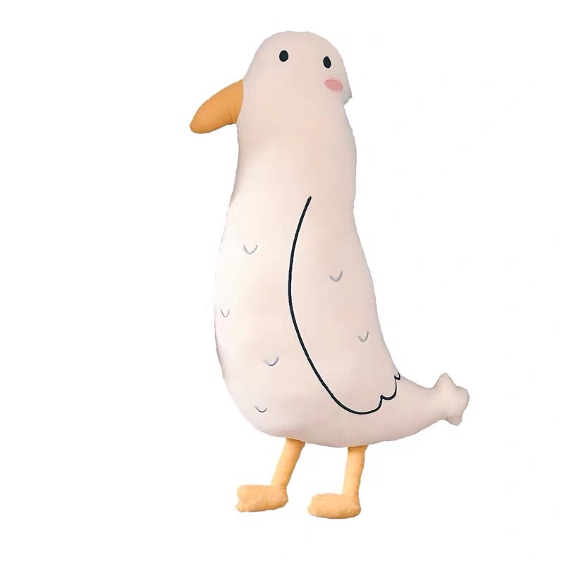 Gấu bông thú nhồi bông hình gấu và vịt chất nhung mềm