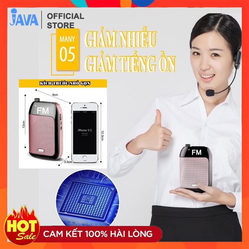 [Chính hãng]Máy trợ giảng không có dây APORO T9 T20 T30 UHF cho giáo viên đeo người cài áo vừa nói mic vừa phát nhạc