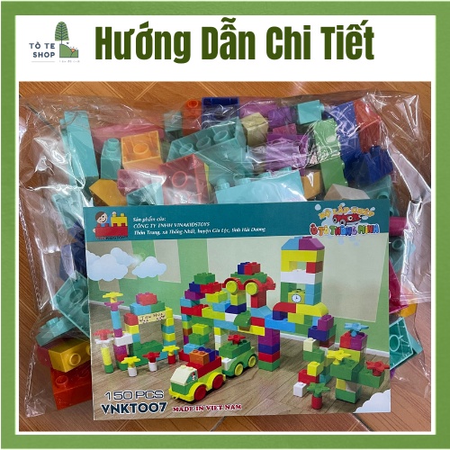 1kg Đồ Chơi Xếp Hình Lắp Ráp Cho Bé, gạch xếp hình theo cân, đồ chơi xếp hình bán cân gạch tương thích Size Duplo