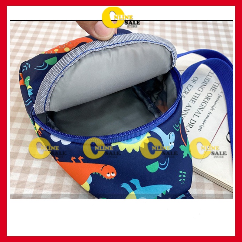 Túi đeo vai tréo thời trang trẻ em balo đi chơi du lịch cho bé trai bé gái từ 2 3 4 5 tuổi