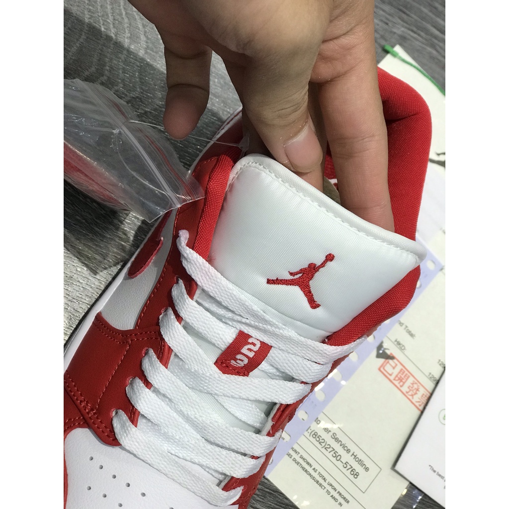 Siêu Phẩm Giày Thể Thảo Sneaker JD Đỏ Trắng Cao Cấp Ảnh Thật + freeship + Tặng Tất + 2 Bộ Dây Phụ