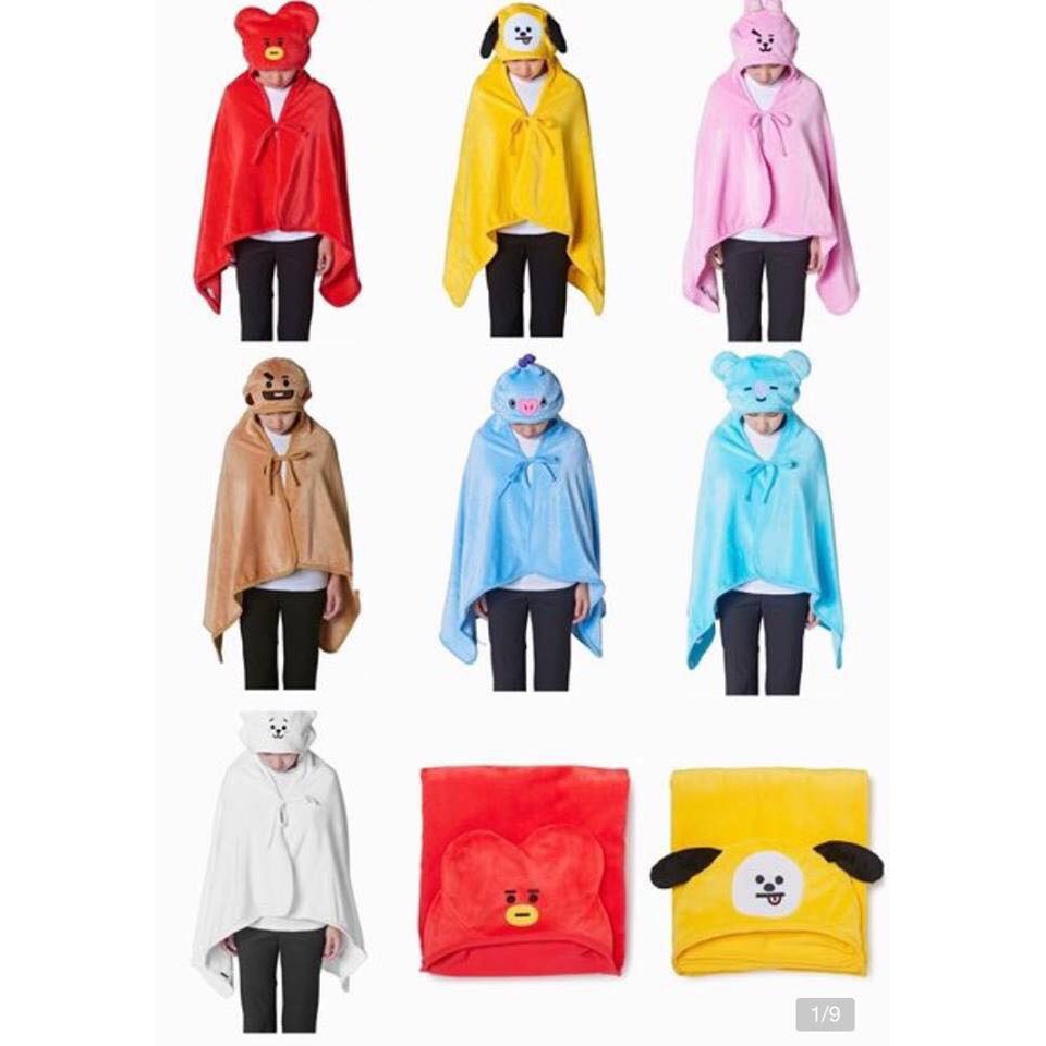 Áo choàng Mang BT21