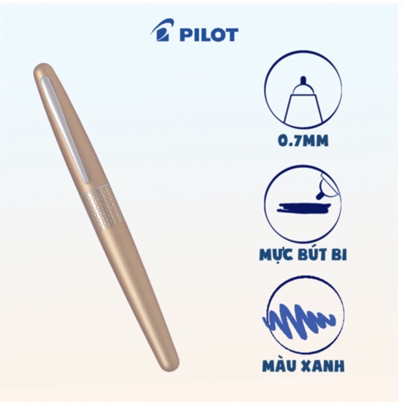 Bút gel MR1 mực xanh BL-MR1-F-GDZ-L, tip 0.7mm