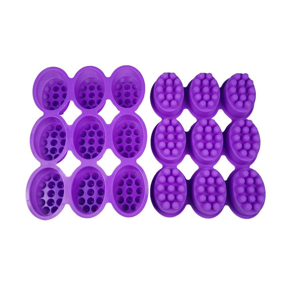 Khuôn Làm Xà Phòng Bằng Silicone Hình Oval