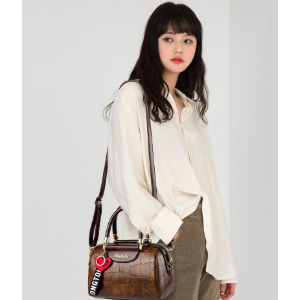 Túi đeo chéo BOSTON giả da cá sấu thời trang sang trọng cho nữ