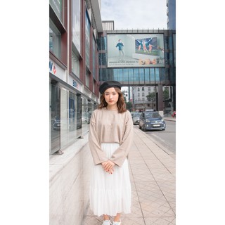 Chân váy xoè đũi dài