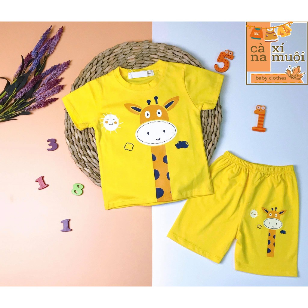 Bộ_cộc_tay chuẩn hàng #Minky_Mom COTTON cao cấp cho bé trai, gái 6-18kg