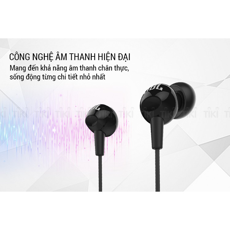 Tai nghe nhét tai JBL C150Si - Hàng chính hãng, nguyên seal PGI