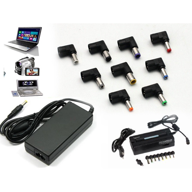 Sạc Đa Năng 8 Đầu Sạc Cho Laptop Và Các Thiết Bị Khác Adapter đa năng Laptop và Màn hình
