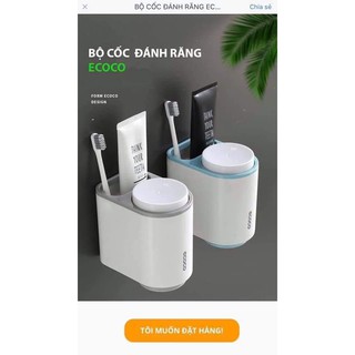 Combo nhả kem đánh răng ecoco đơn