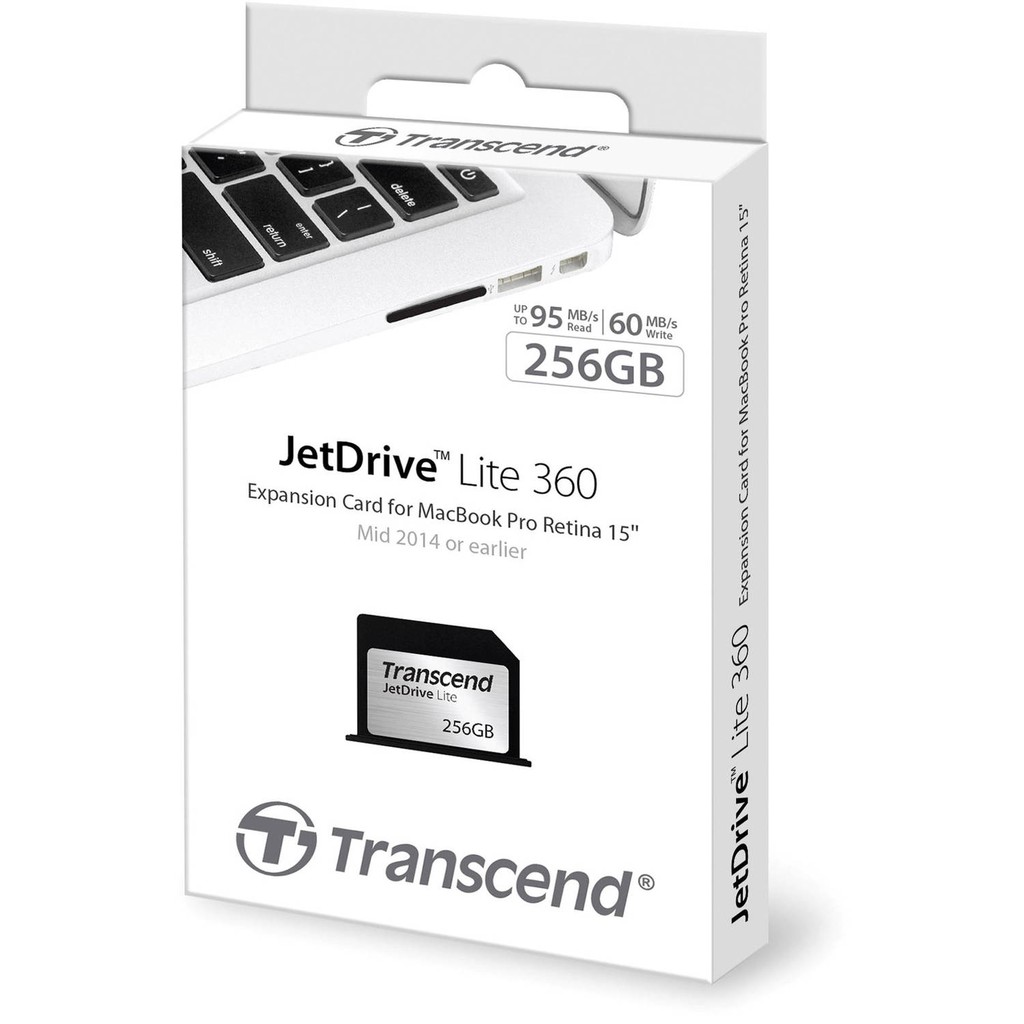 Thẻ nhớ TRANSCEND JetDrive Lite DL360 cho MacBook Pro Retina 15 inch