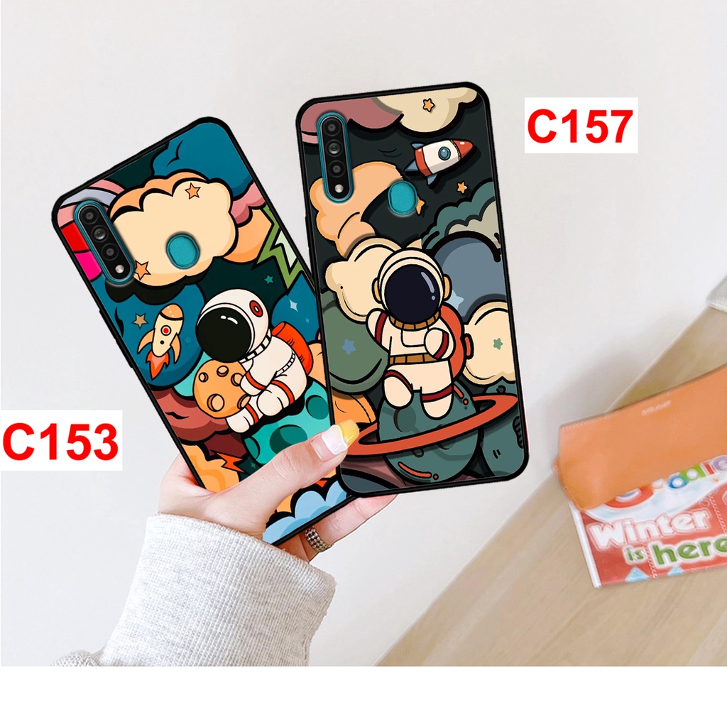 Ốp lưng Oppo A31 in hình vũ trụ phi hành gia. Ốp oppo a31 rẻ bền đẹp.