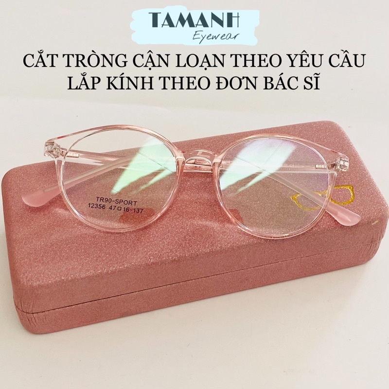 Gọng kính cận nhựa trẻ em nam nữ gọng nhựa dáng tròn siêu nhẹ -KÍNH MẮT TÂM ANH nhận cắt mắt cận , viễn , loạn giá tốt