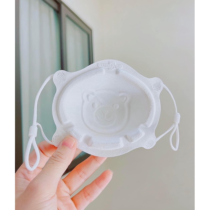 GÓI 3 CHIẾC KHẨU TRANG GẤU BEAR MASK UNI MASK SIZE TỪ SƠ SINH - 6 TUỔI | BigBuy360 - bigbuy360.vn
