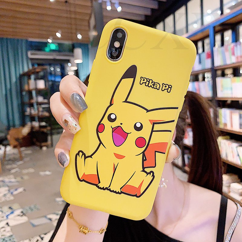 Ốp điện thoại dẻo Pikachu hoạt hình cho For iPhone 11 Pro Max XS MAX XR X 7 8 6 6S Plus SE 2020