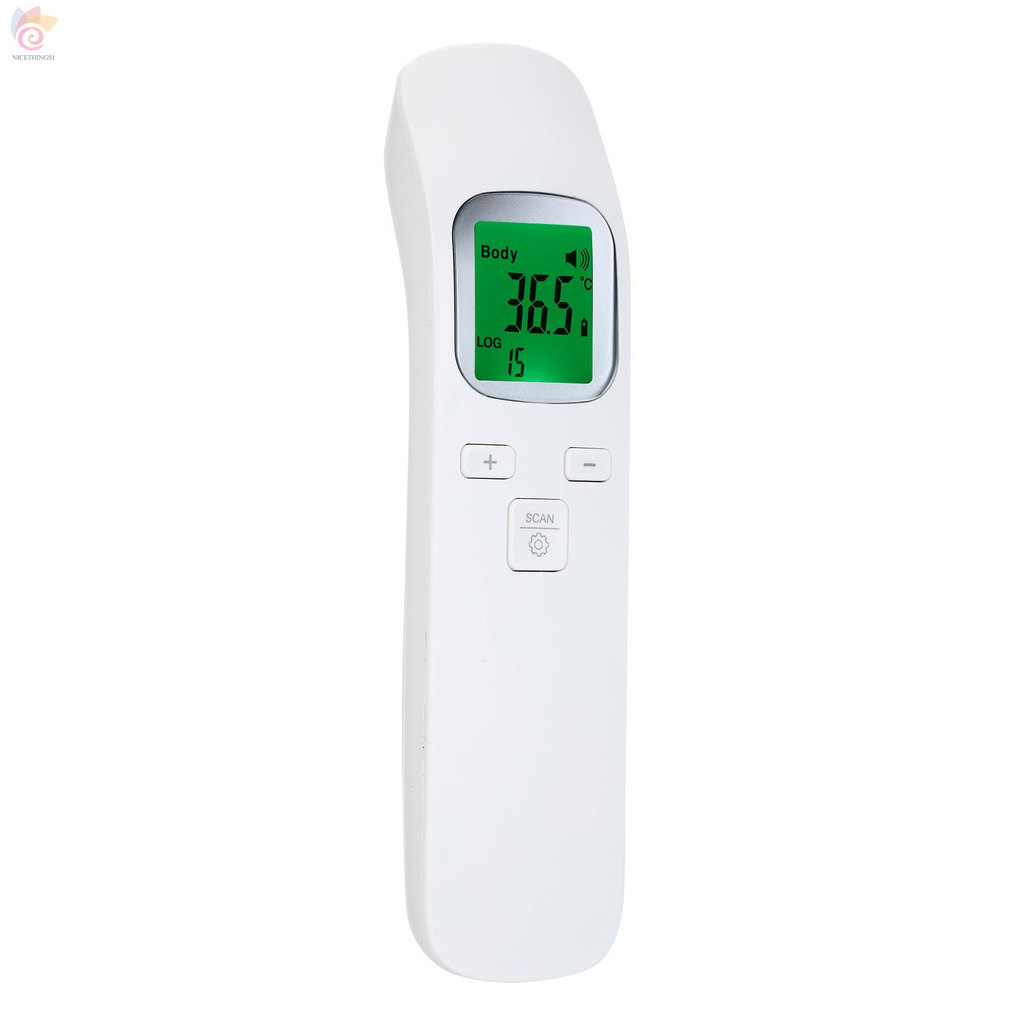 ET Non-Contact Infrared Thermometer Handheld Digital Forehead Thermometer Portable Body Object Temperature Gauge °C/°F Switchable LCD Backlight Display