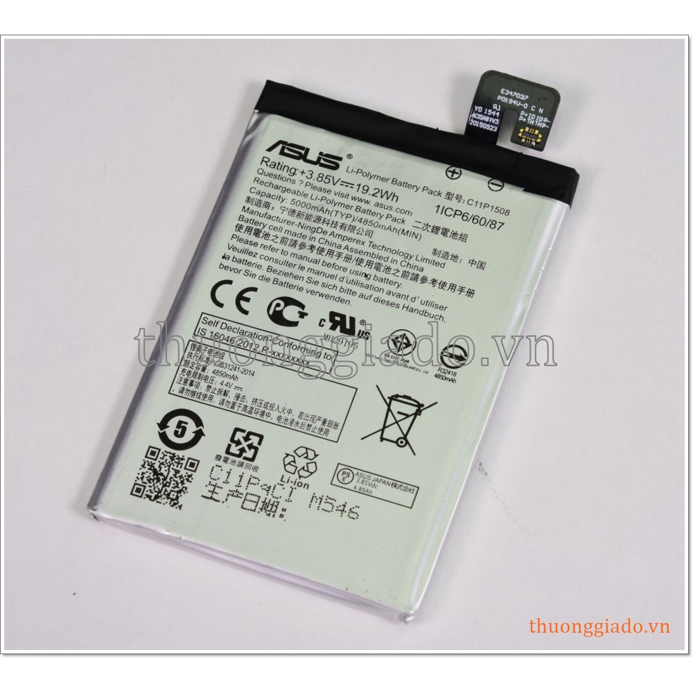 Thay pin xịn cho Asus ZenFone Max (ZC550KL) 4850mAh - Bảo hành 6 tháng /Sỉ Ốp
