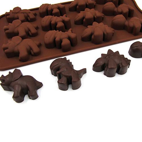 Khuôn làm bánh , chocolate hình khủng long