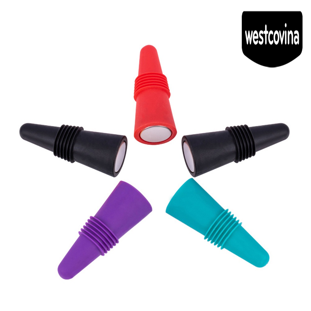 [Hot]☀ Nút Đậy Chai Rượu Vang Bằng Silicone Có Thể Tái Sử Dụng Ốp