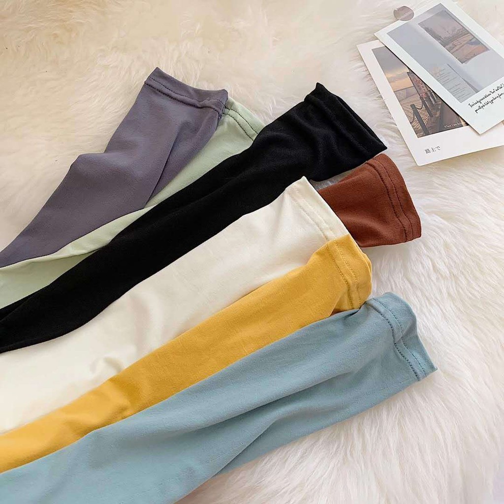 Áo giữ nhiệt kiểu hàn chất cotton tự nhiên - bảng màu đẹp FA04