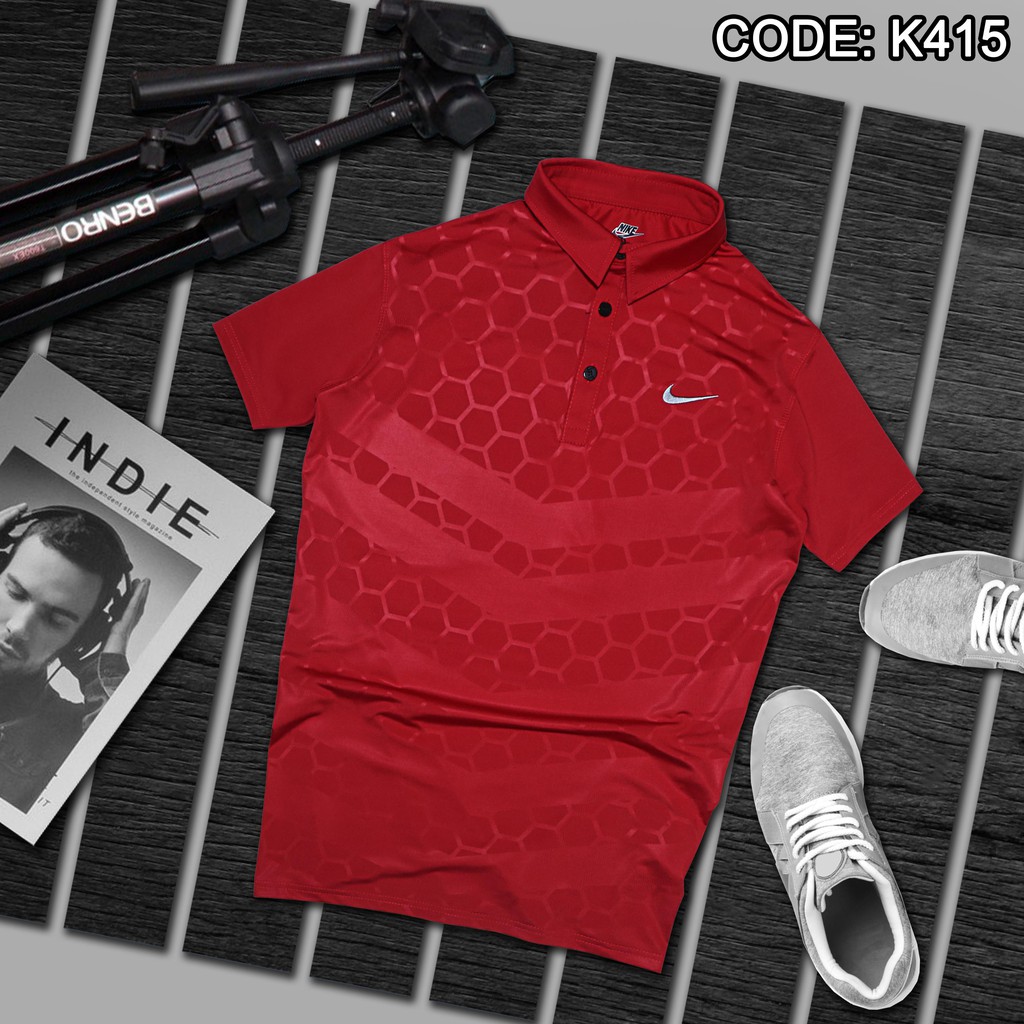 ÁO THUN THỂ THAO CÓ CỔ, Thun lạnh, size M - 2xl (K415) | BigBuy360 - bigbuy360.vn