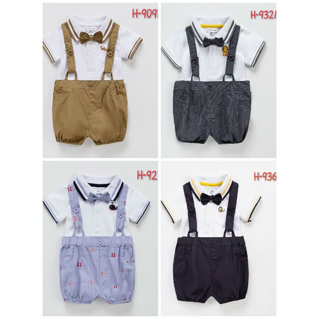 Sét 3 chi tiết Body công tử siêu cute mẫu mới cute baby 3-24m