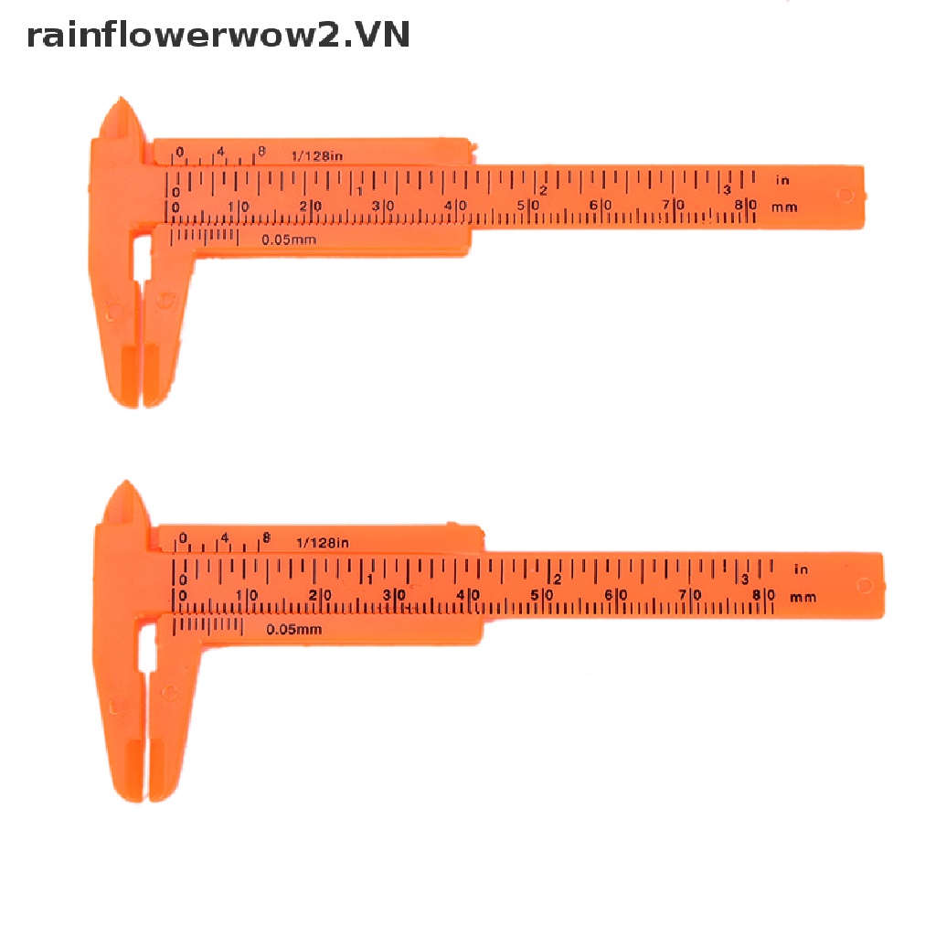 1 Thước Đo Lường Mini 80mm Bằng Nhựa
