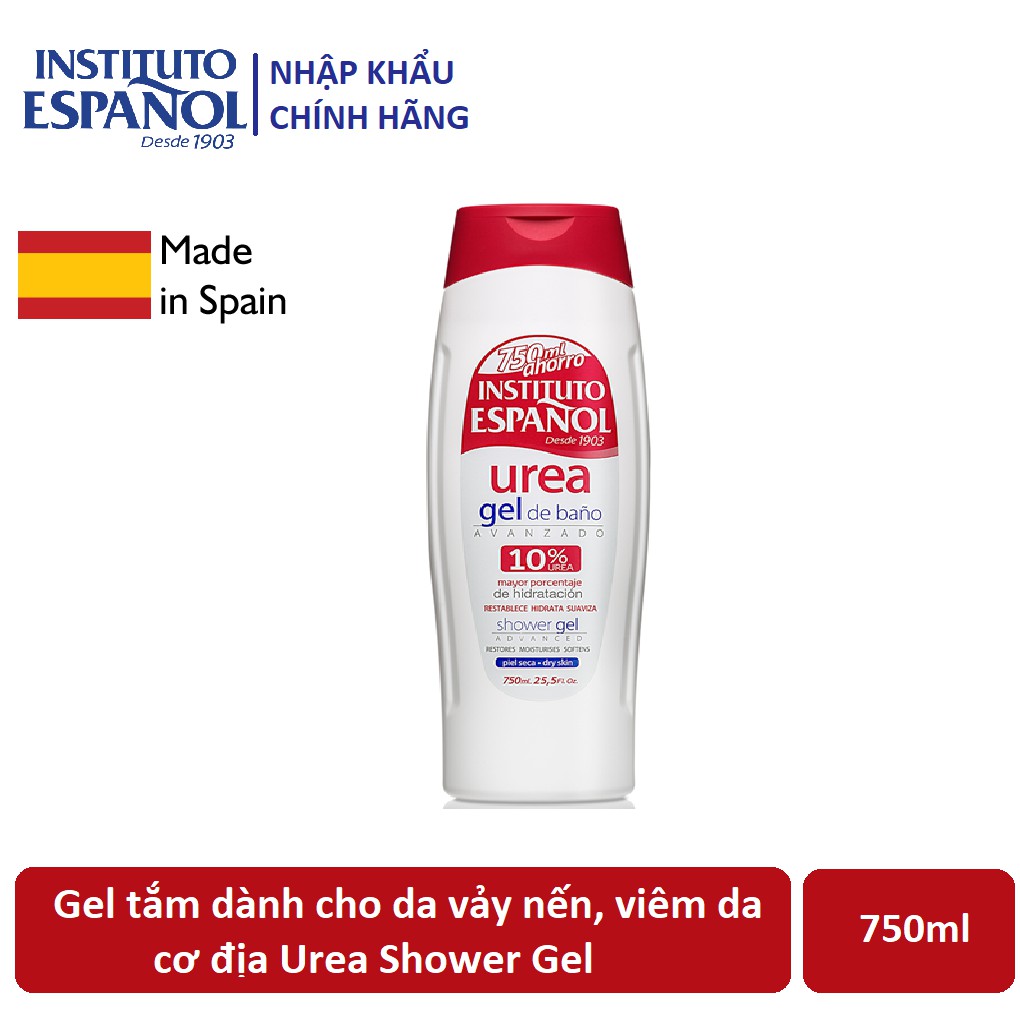 Gel tắm dành cho da vảy nến, viêm da cơ địa - Urea Shower Gel 750ml