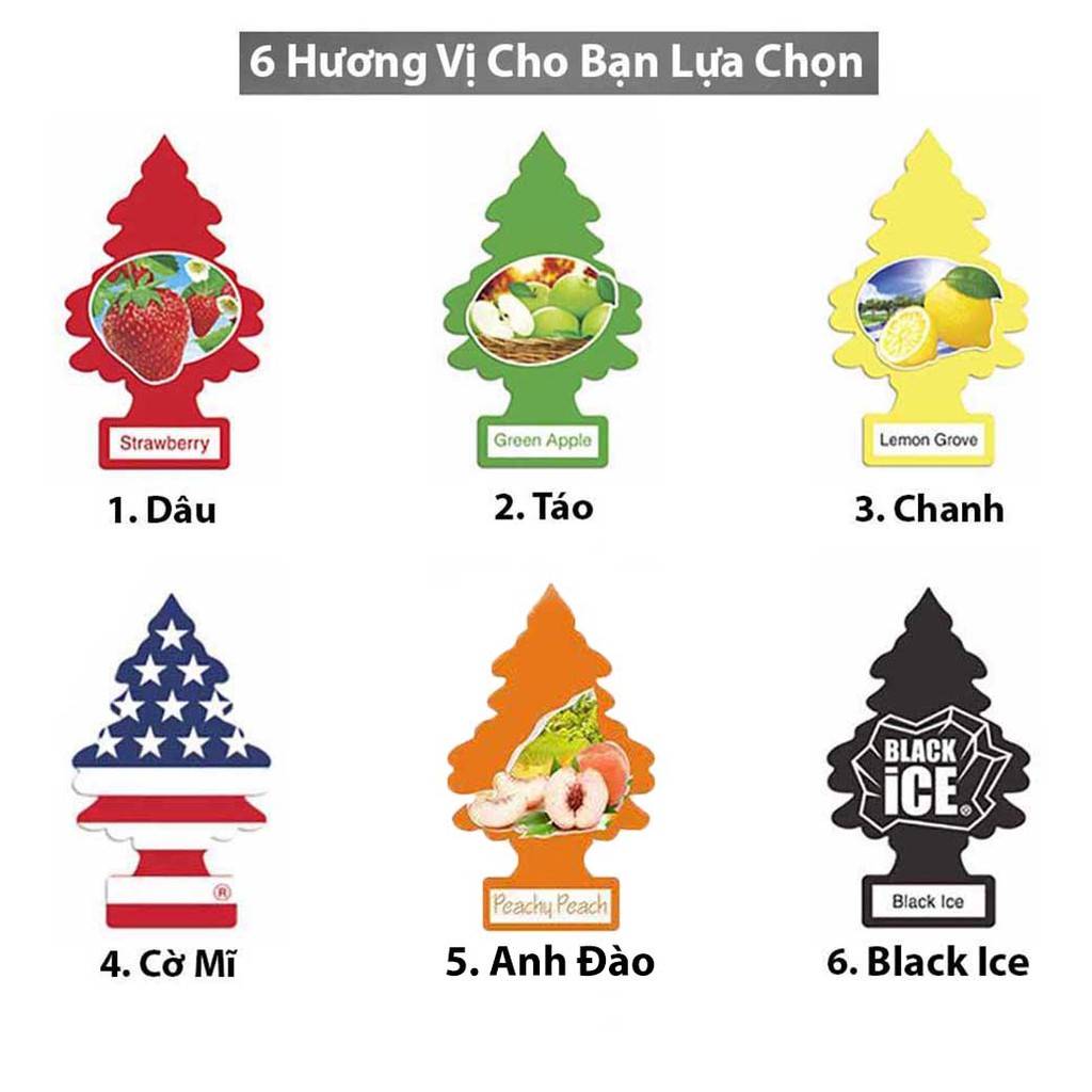 [MUA 3 TẶNG 1] - Túi Thơm Hình Cây Thông Thơm - Túi Thơm Treo Xe/Tủ Quần Áo