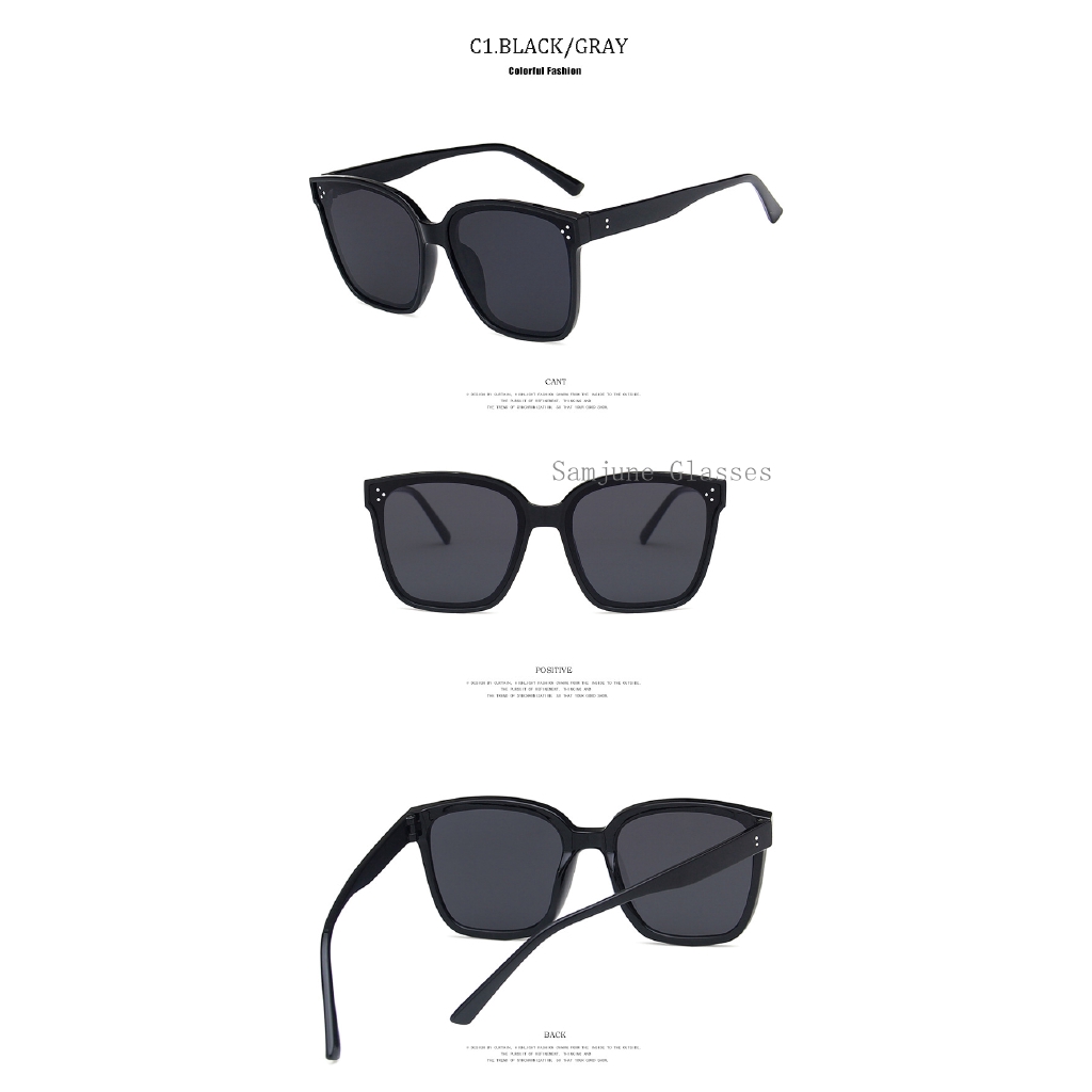 Kính râm gọng vuông thời trang 2020 dành cho nữ Samjune