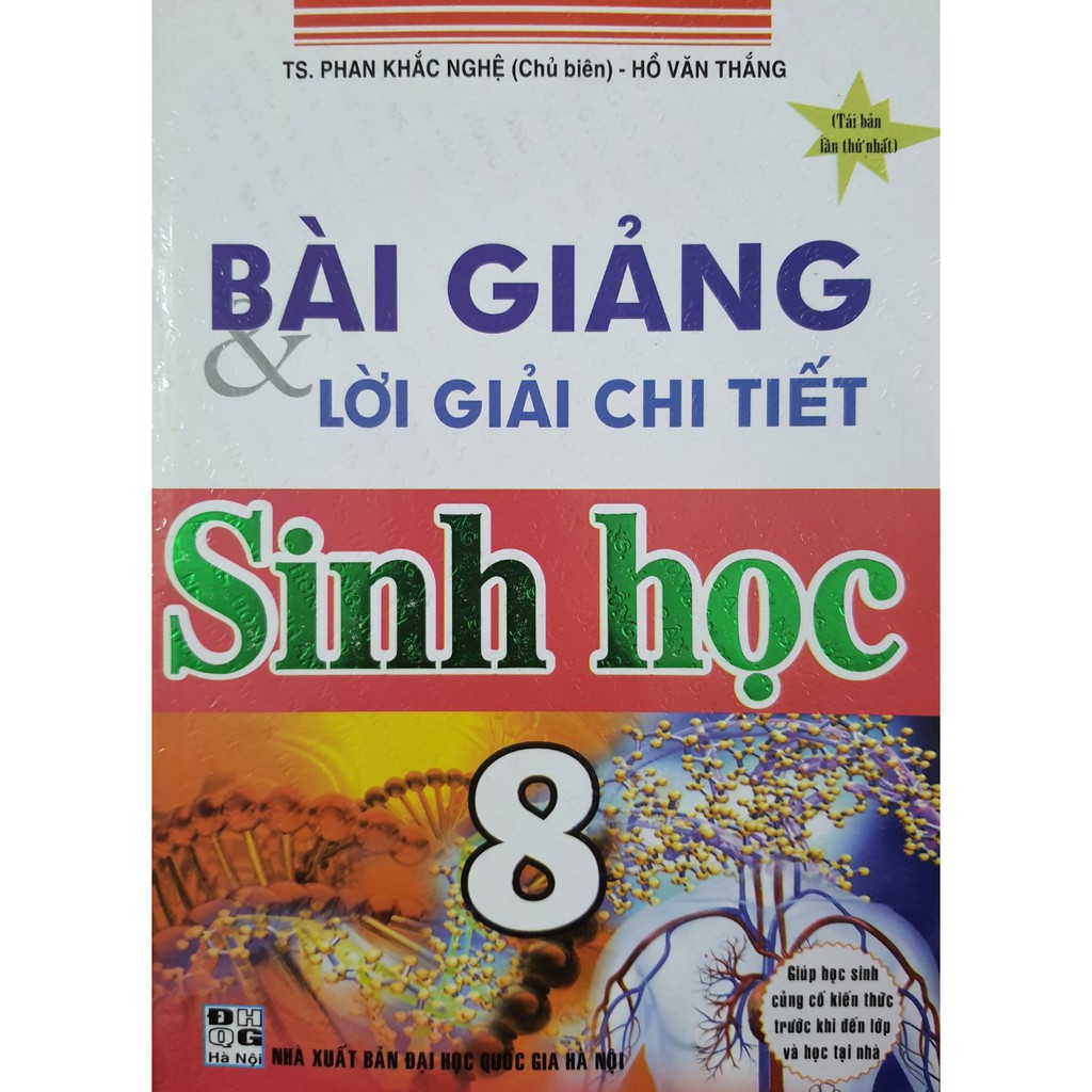 Sách - Bài giảng và lời giải chi tiết Sinh học 8