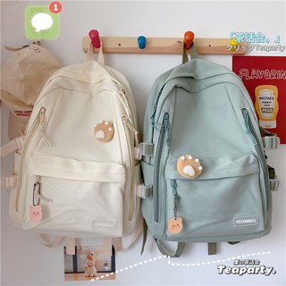 Cặp sách nữ đi học, balo ulzzang hàn quốc basic 2dkd kekemi.