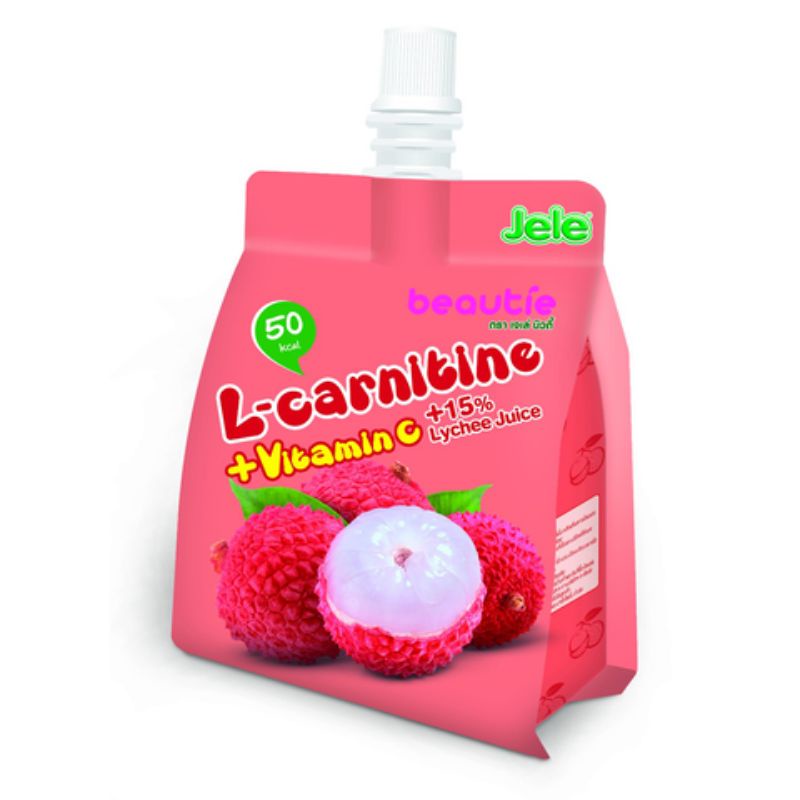 Nước Ép Trái Cây Thạch L-Carnitine Hương Vải Jele Beautie 150g