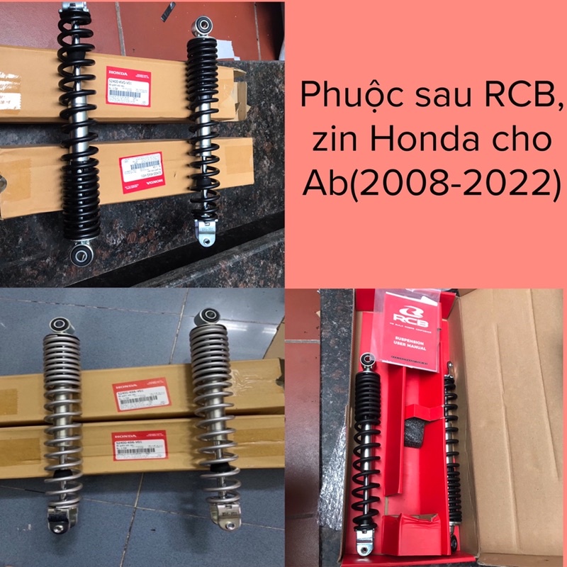 Phuộc giảm sóc sau rcb xe ab air blade 125 110 2020 150 2017 2018 2019 2016 2015